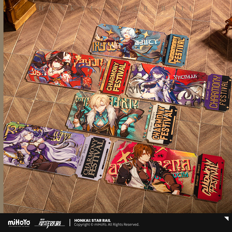 Honkai: Star Rail Acrylic Collectible Set Festival Invite Series