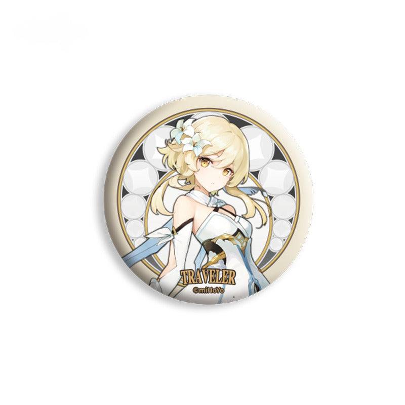 Genshin Impact Badge Traveler Theme