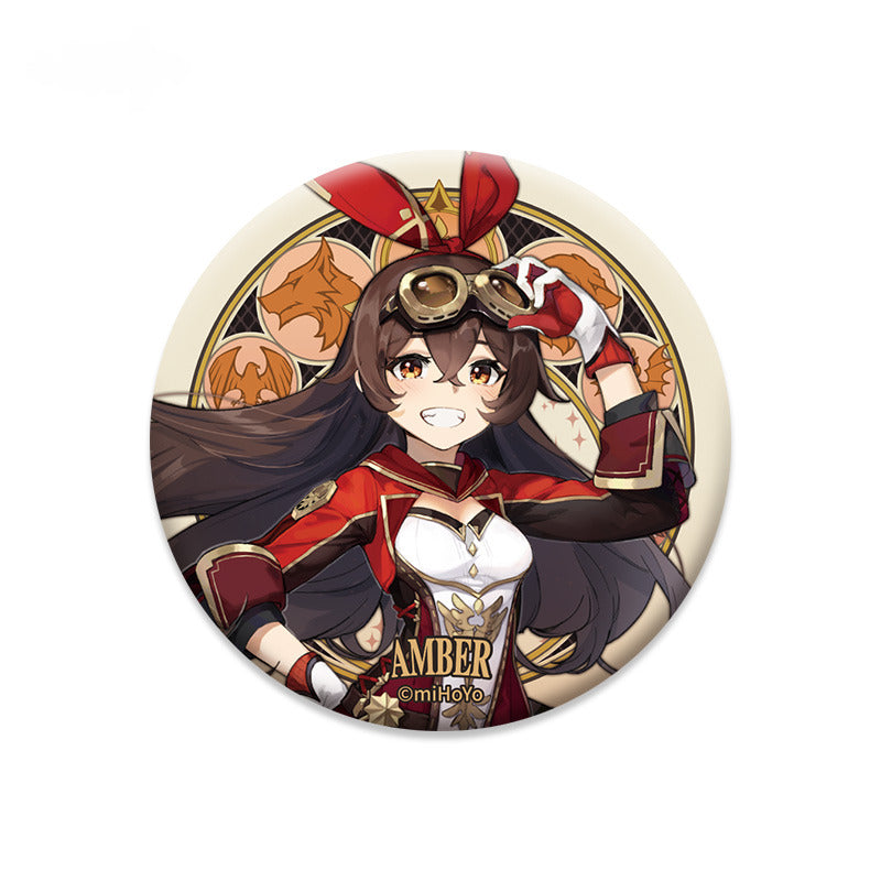 Genshin Impact Badge Mondstadt Theme