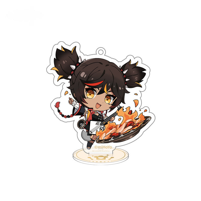 Genshin Impact Character Acrylic Mini Standee Yummy Party Theme
