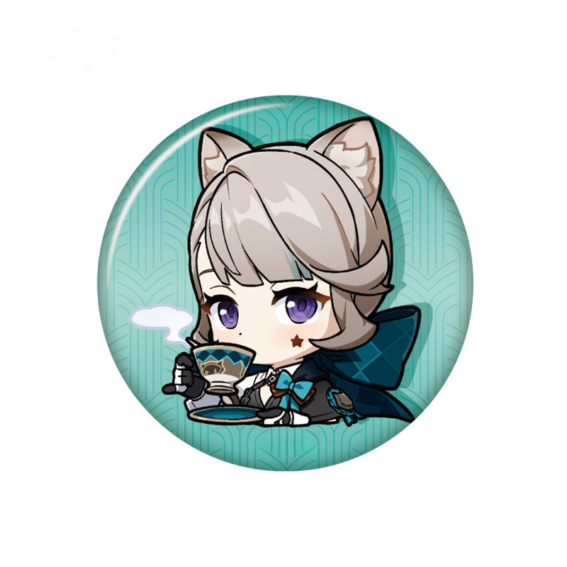 Genshin Impact Badge Q Version Emoticon Series