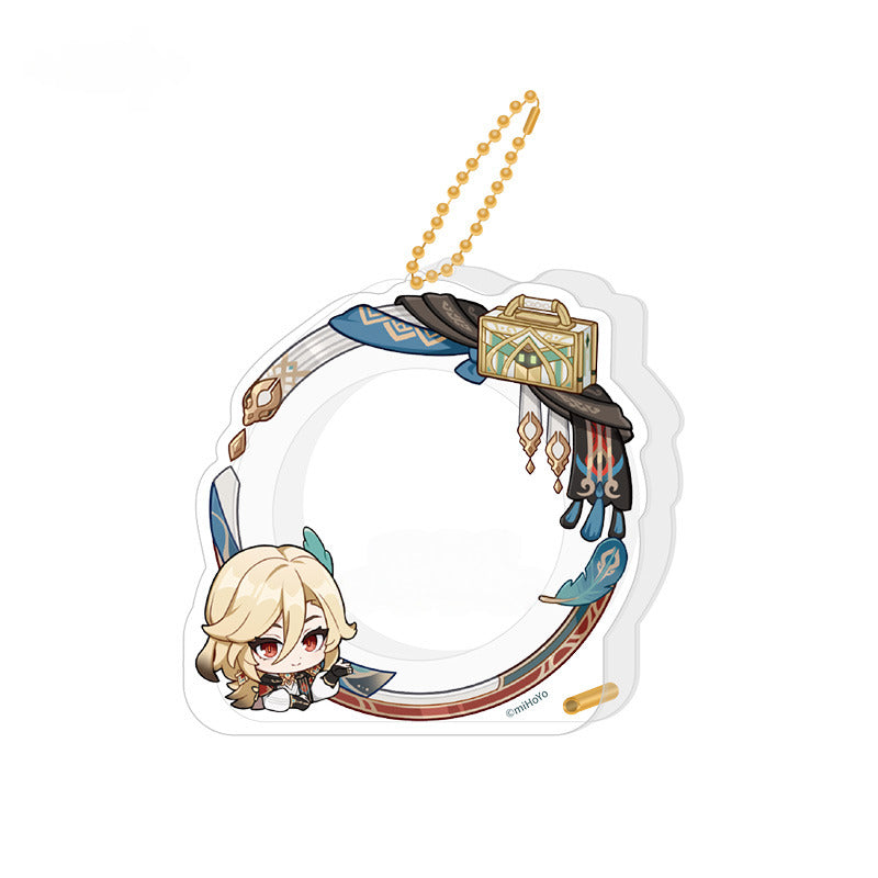 Genshin Impact Badge Acrylic Storage Cover