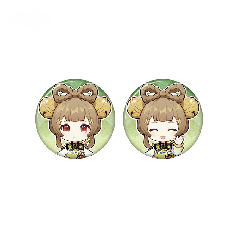 Genshin Impact Mini Badge Set Taking Pictures Recounting Good Times Series
