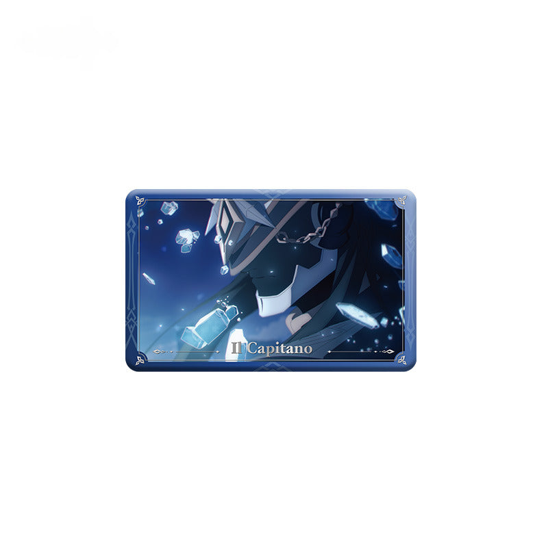 Genshin Impact Badge Collection Card Imitation Film Bookmark Set Memories of This World