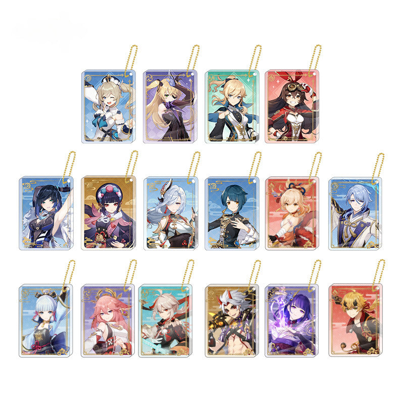 Genshin Impact Character Thick Acrylic Pendant