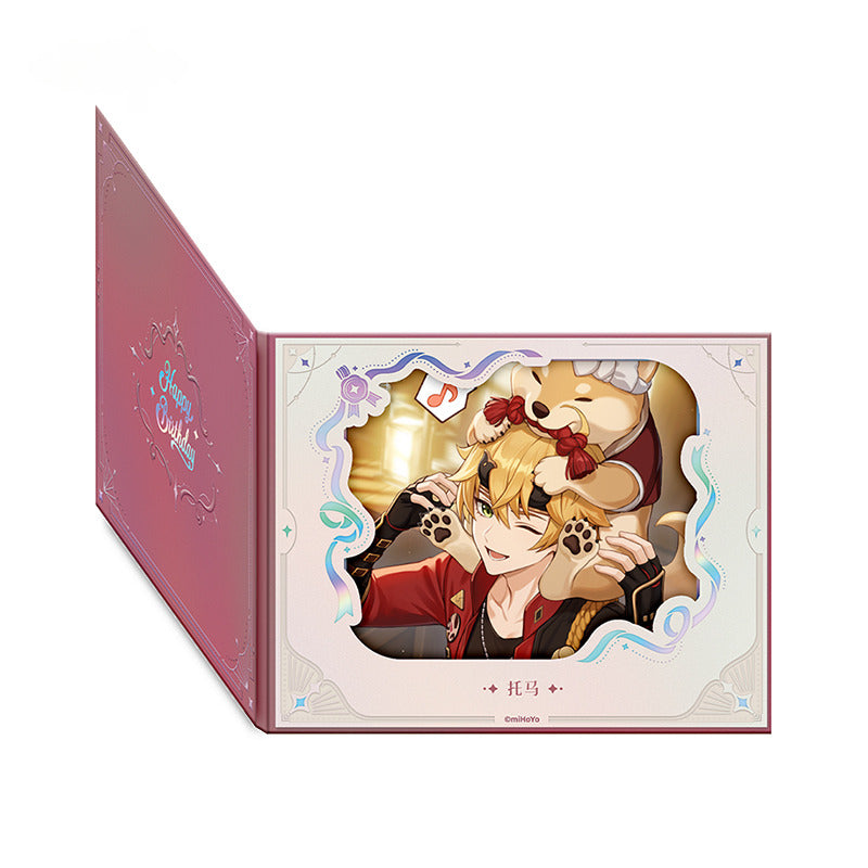 Pre-order Genshin Impact Flip Style Flower Window Colored Paper 2025 Day of Destiny Series