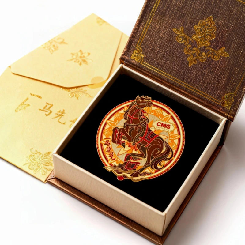 Fortune Turns Rotating Fridge Magnet