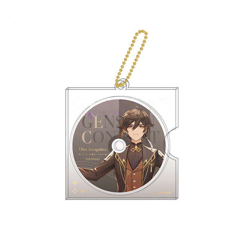 Genshin Impact Character CD Style Pendant Concert Theme