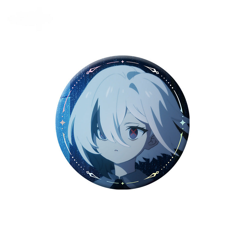 Genshin Impact Badge Imitation Film Bookmark Set Ember Song Series