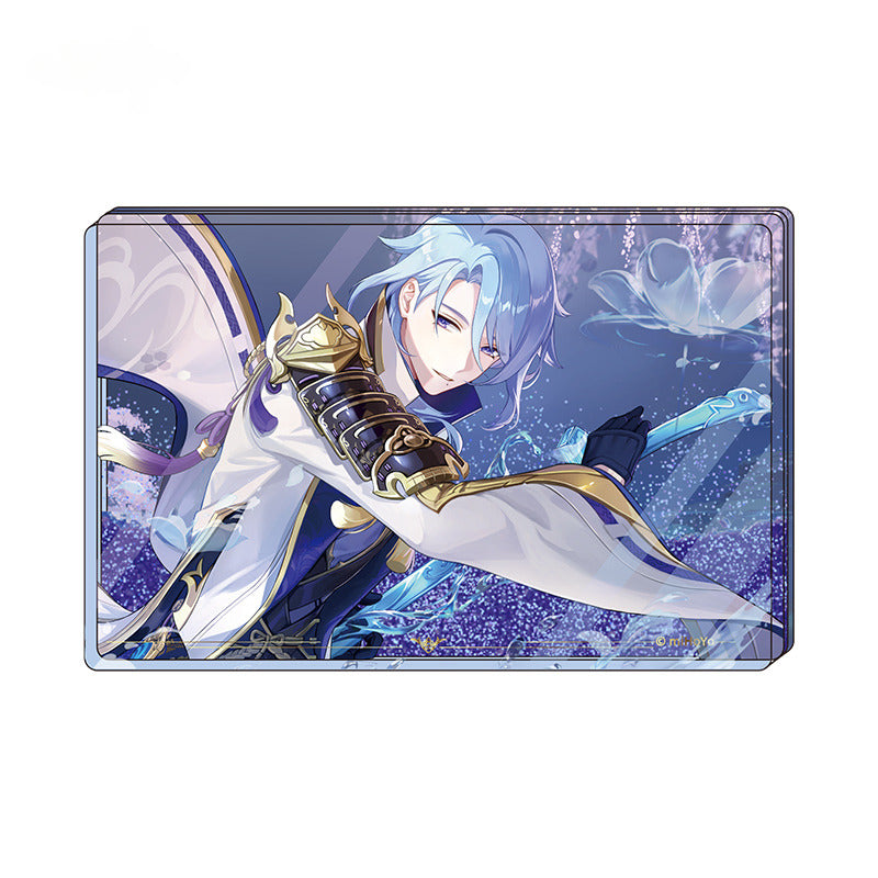 Genshin Impact Badge Ornament File Folder Kamisato Ayato 2023 Offline Exhibition Series