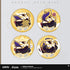 Honkai: Star Rail Mini Badge Set Owlbert's Reception Room Series