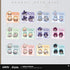 Honkai: Star Rail Soft Magnetic Bookmark Set Pom - Pom Exhibition Hall Series