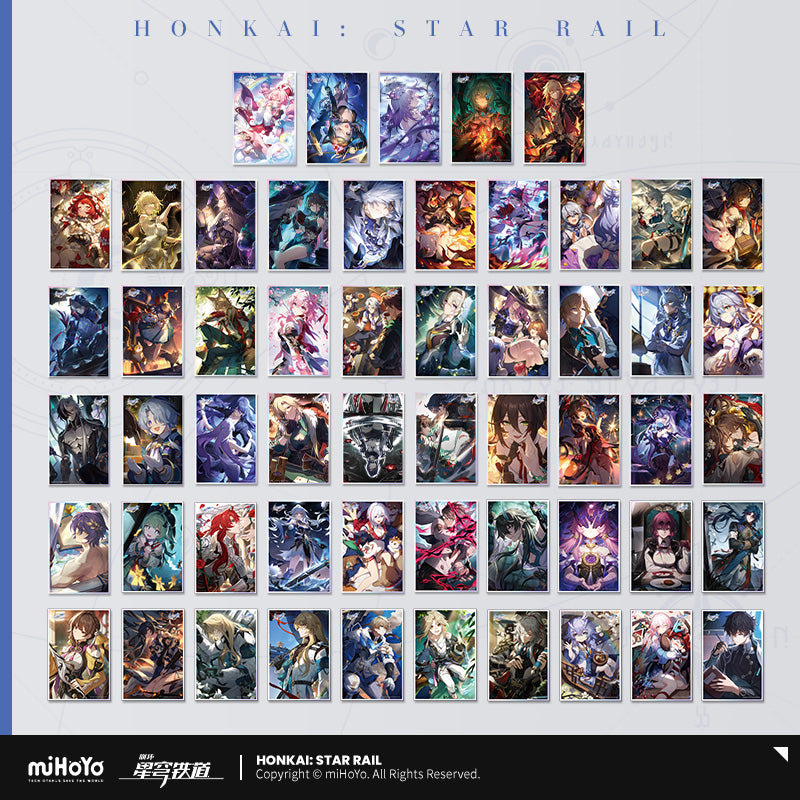 Honkai: Star Rail Acrylic Colored Paper Light Cone Series