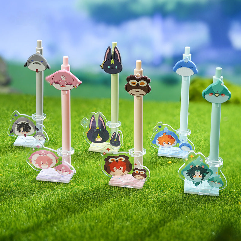 Genshin Impact Acrylic Pen Holder Teyvat Zoo Theme Series