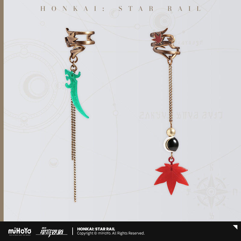 Honkai: Star Rail Ear Clips Necklace Rail Dan Heng Themed Impression Series