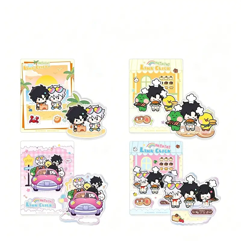 Link Click Stationery Merch Acrylic Fun Card
