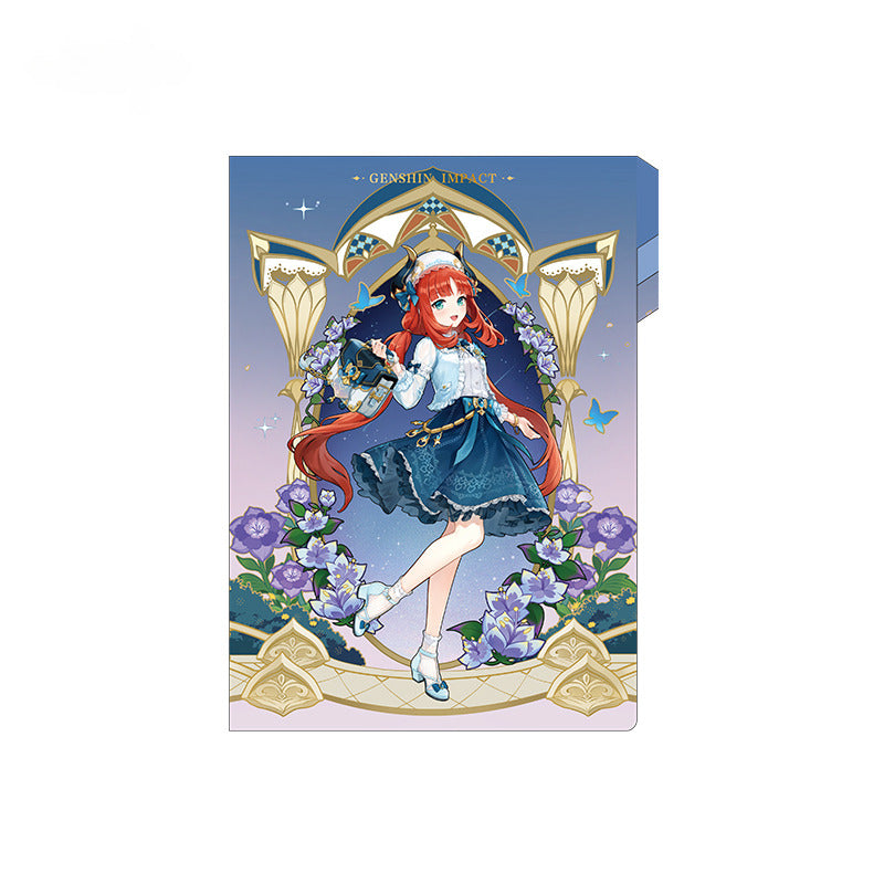 Genshin Impact Badge Pendant File Folder Mouse Pad Bag Nilou Starry Series