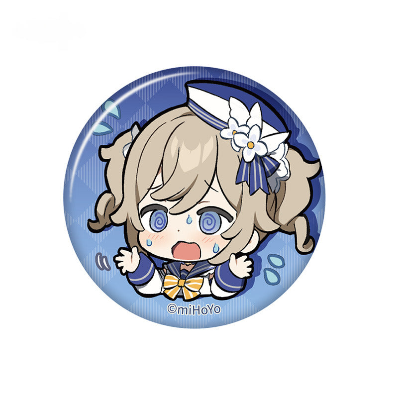 Genshin Impact Badge Mondstadt Q Version Emoji Themed Series