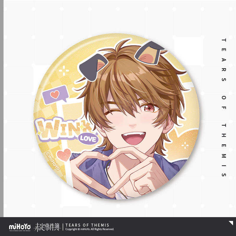 Tears of Themis The First Flutter of Love Series Tinplate Badge
