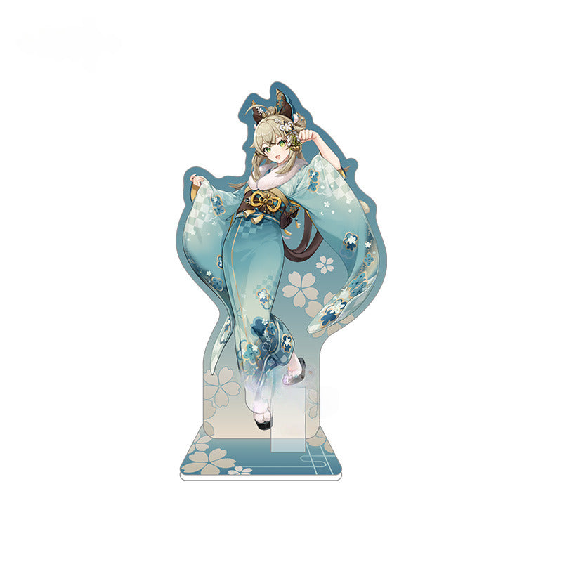 Genshin Impact Badge Standee Colored Paper Kirara- Meow Express Series