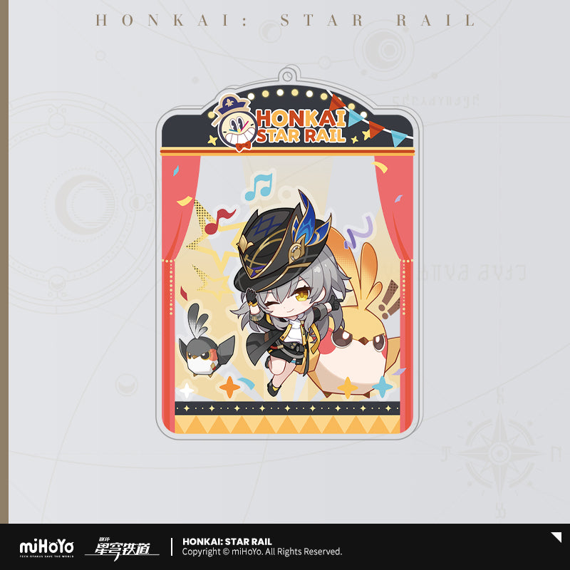 Honkai: Star Rail Chibi Acrylic Bobblehead Keychain Autumn Festival Series
