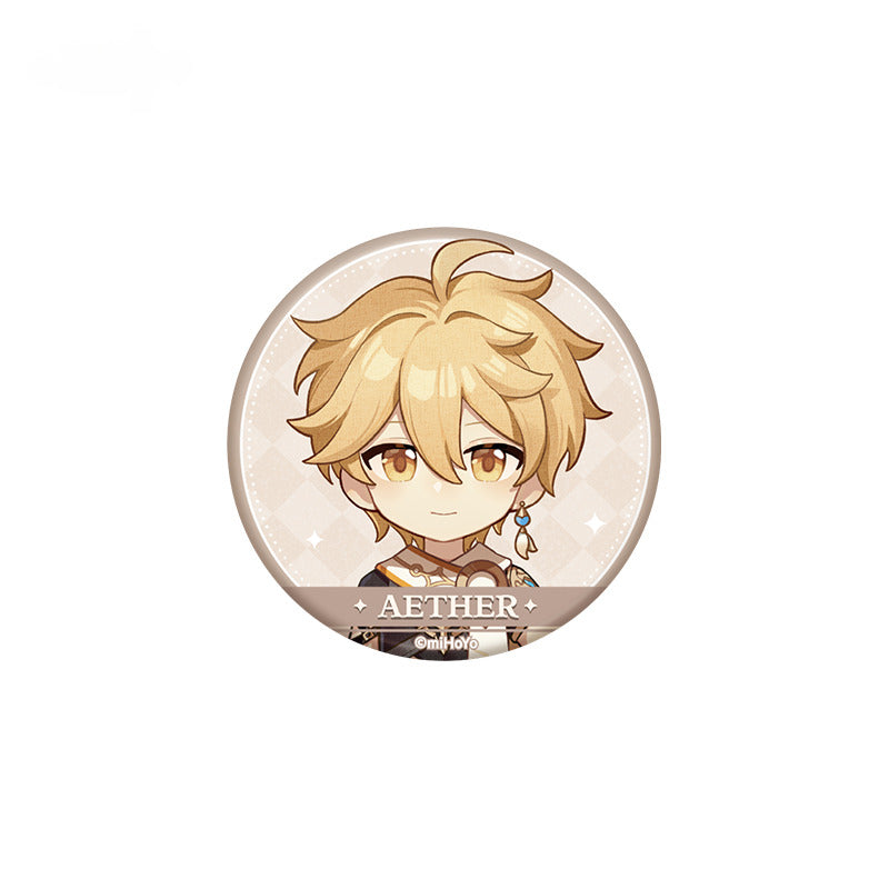Genshin Impact Badge Transparent Card Set Washi Tape Clean! Battle Series