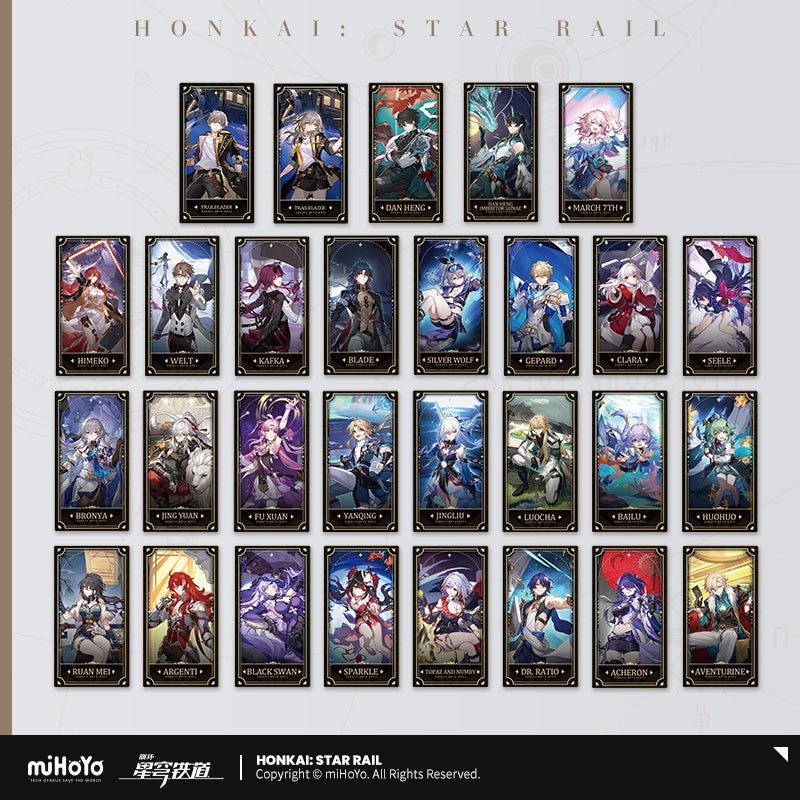 Honkai: Star Rail 1st Anniversary Commemorative Collectible Card Set