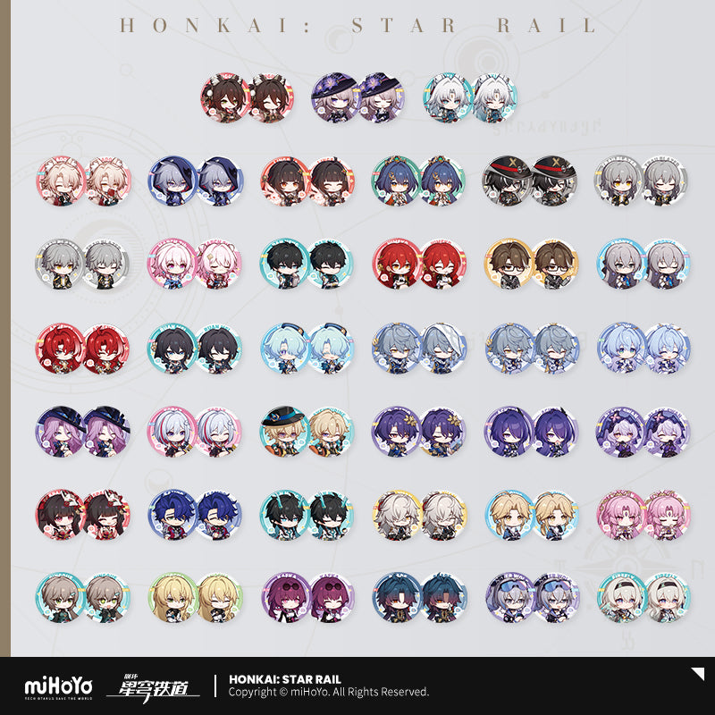 Honkai: Star Rail Badge Set Owlbert's Reception Room Series