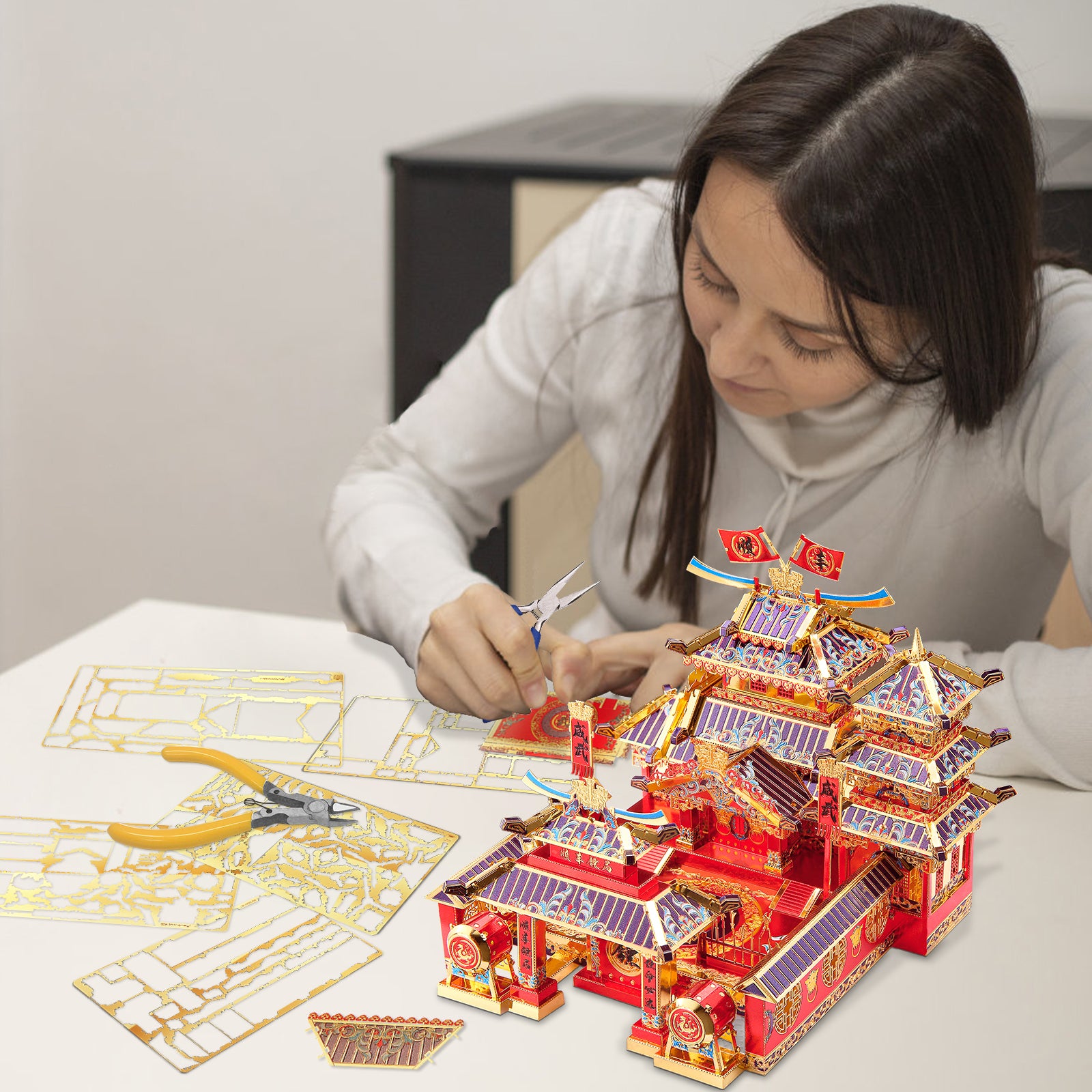 Piececool Shunfeng Escort 3D Puzzle Educational Toys Puzzle