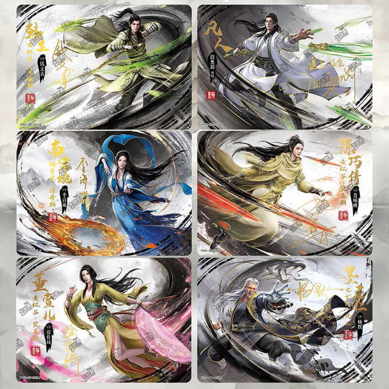 A Mortal's Journey コレクション カード 公式アニメ コレクタブル プレイング/トレーディング カード - 5 カード/パック