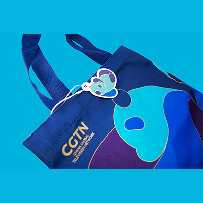YuanWu IP—Fortune Panda Canvas Tote Bag
