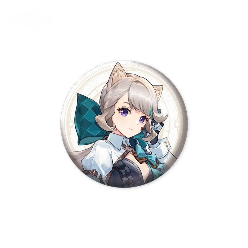Genshin Impact Badge Standee File Folder 2023 Game Art Exhibition Series