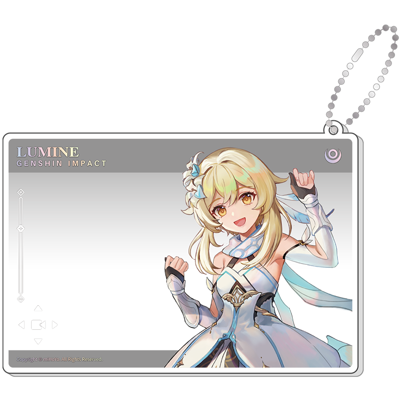 Genshin Impact Character Acrylic Group Photo Card Anniversary Celebration Series