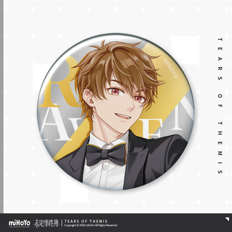 Tears of Themis Heartbeat Files Series Tinplate Badge