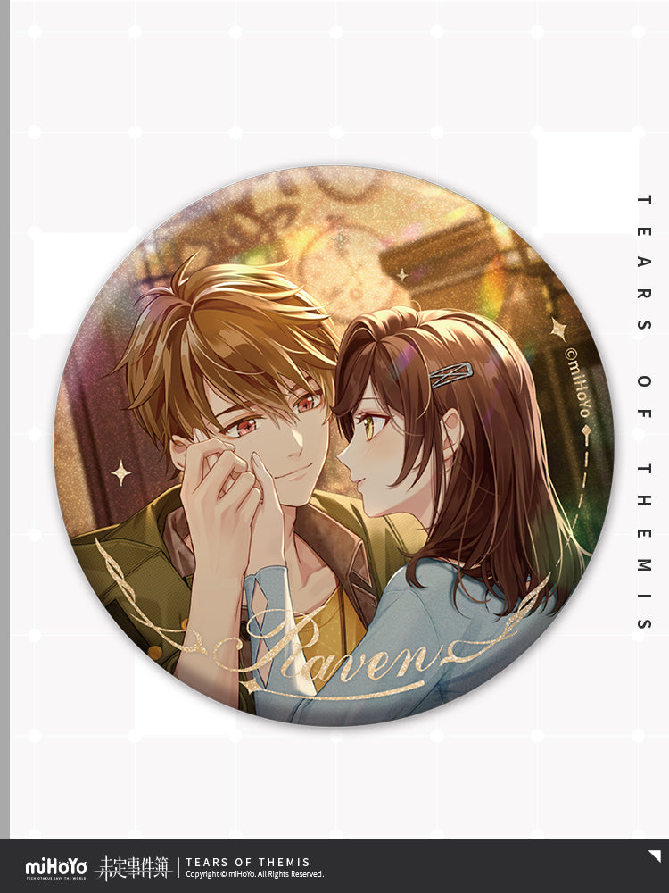 Tears of Themis Tender Whispers Series Tinplate Badge  (Round 2)