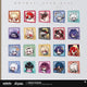 Honkai: Star Rail Quicksand Fridge Sticker Pompom Exhibition Hall Series