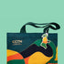 Lucky Elephant Canvas Shoulder Bag