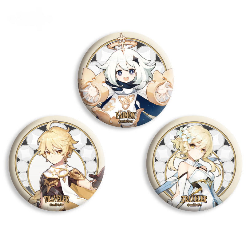 Genshin Impact Badge Traveler Theme