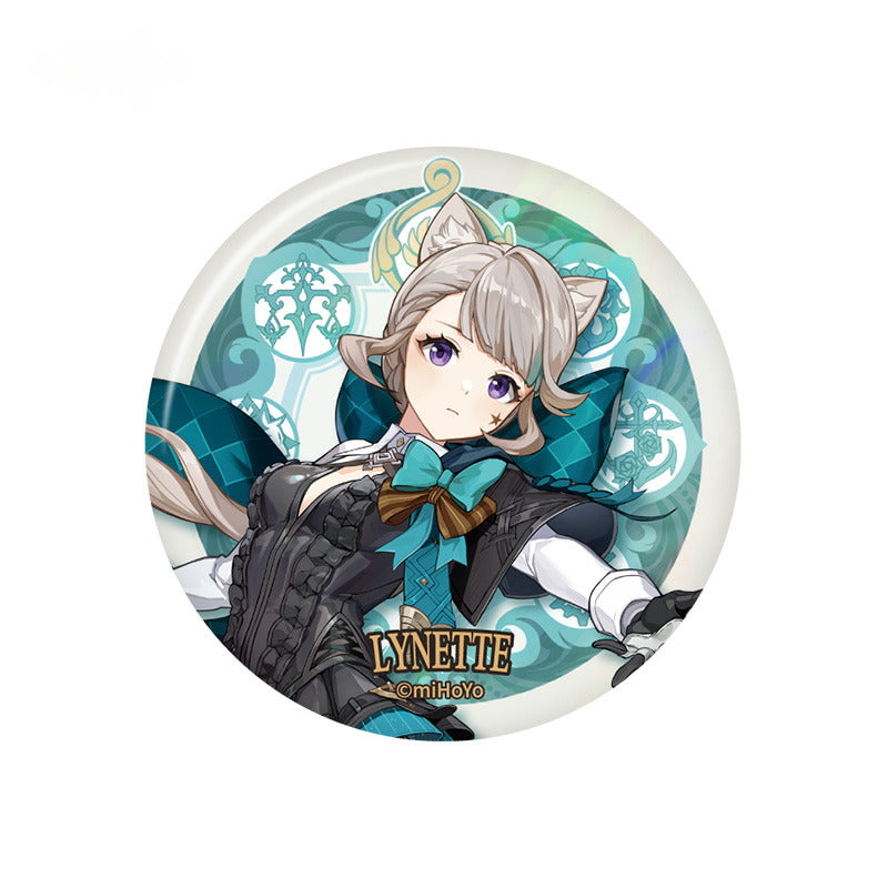 Genshin Impact Badge Fontaine Court Theme