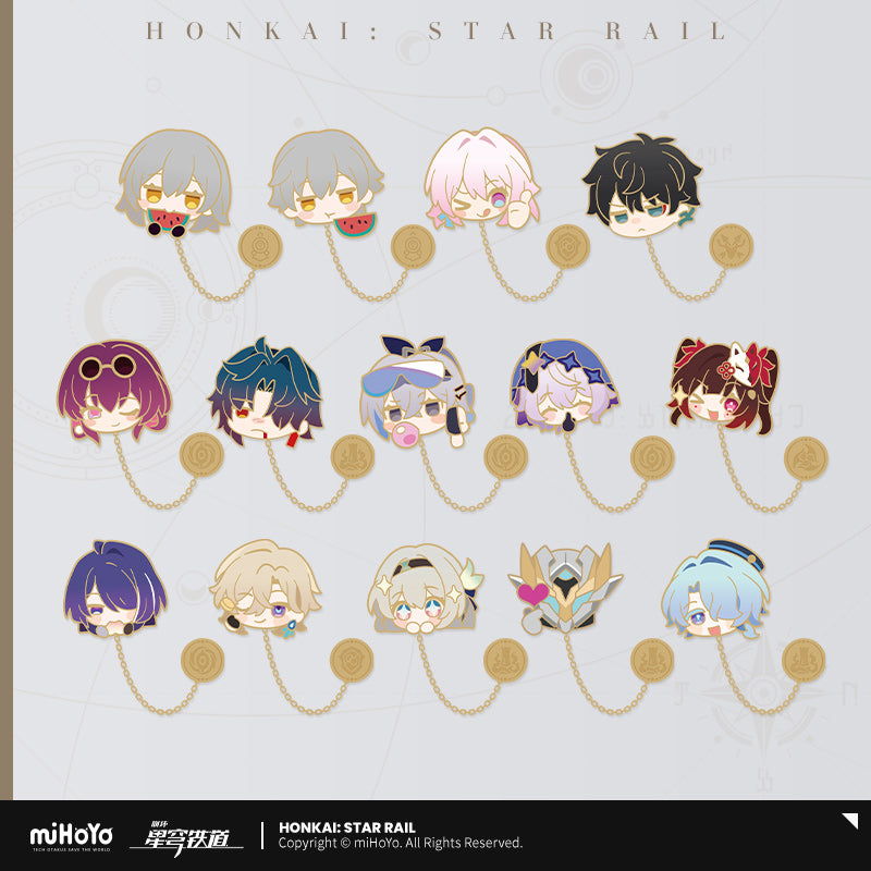 Honkai: Star Rail Metal Badge Pom - Pom Exhibition Hall Series