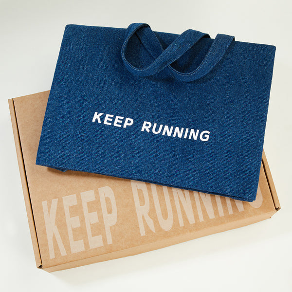 ZJSTV Keep Running Official Merch – R Denim Bag