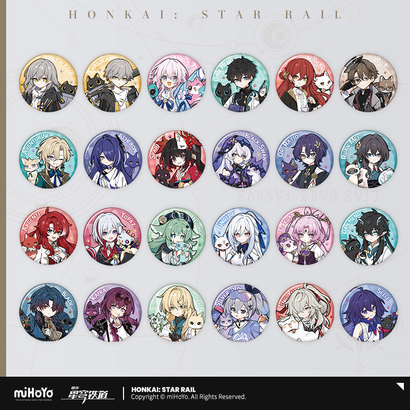 Honkai: Star Rail Badge Little Kitten Series