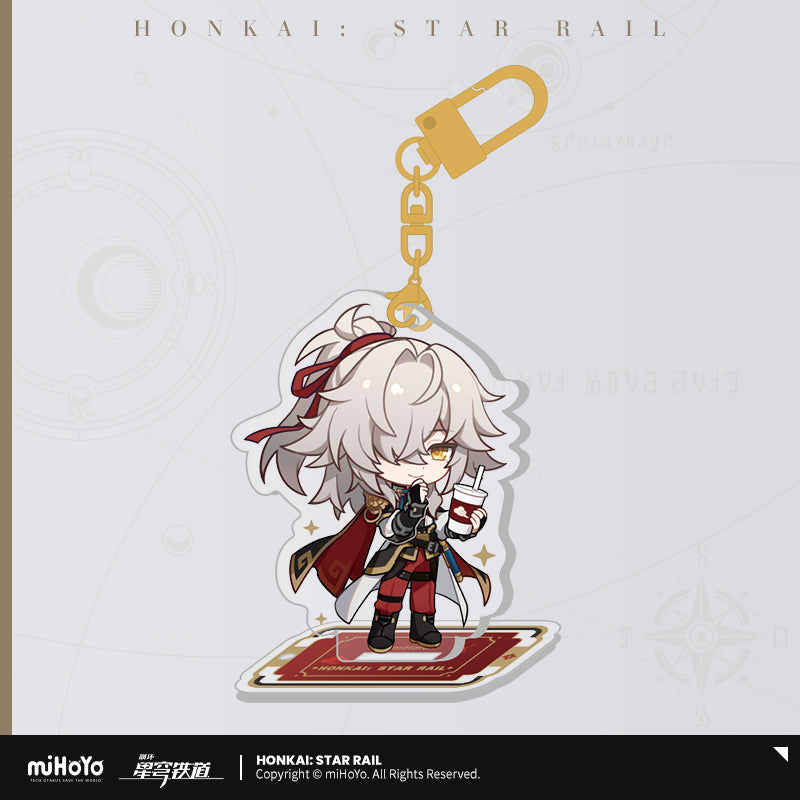Honkai: Star Rail Chibi Acrylic Hanging Ornament Train Travel Series