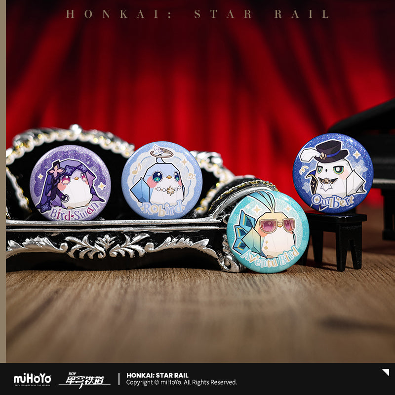 Honkai: Star Rail Mini Badge Set Owlbert's Reception Room Series