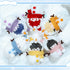CPOP4U | Link Click Snowman Plush Pendant  Fluffy Winter
