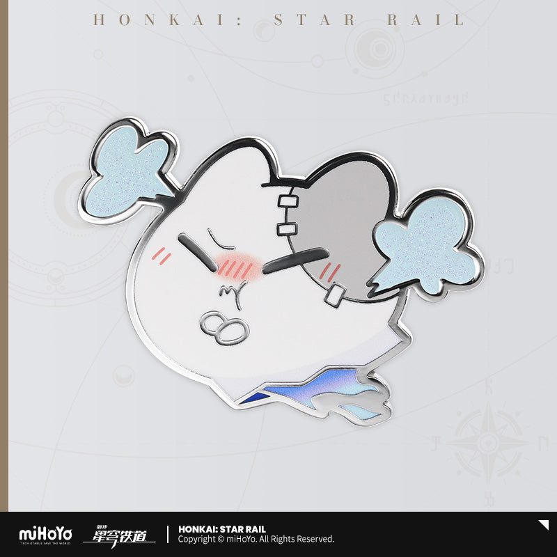 Honkai: Star Rail Wuwubo Metal Badge Wuwu Yixia Series