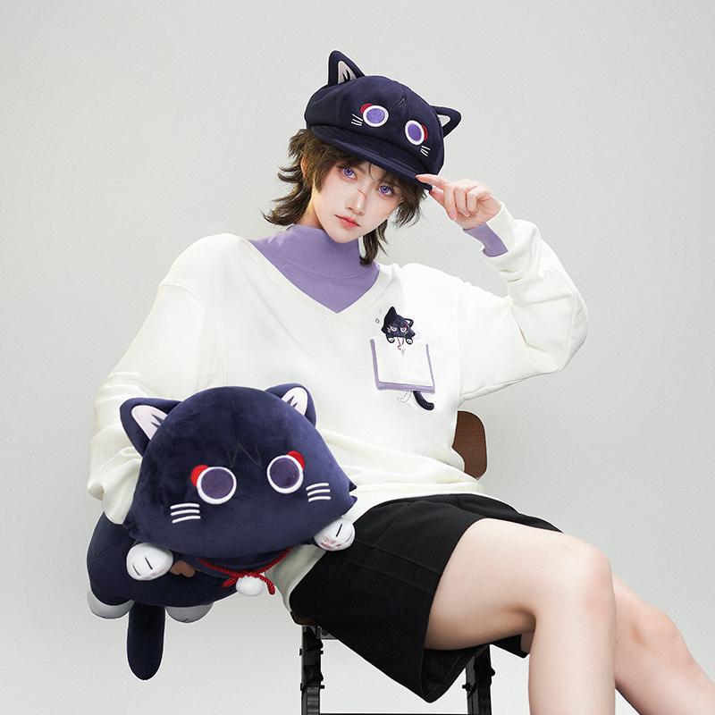 Genshin Impact Plush Doll Cushion Pendant Wanderer Fairy Tale Cat Series