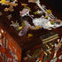 Heritage Craft Chinese Jewelry Box: Rosewood with Phoenix Perching Mother-of-Pearl Inlay