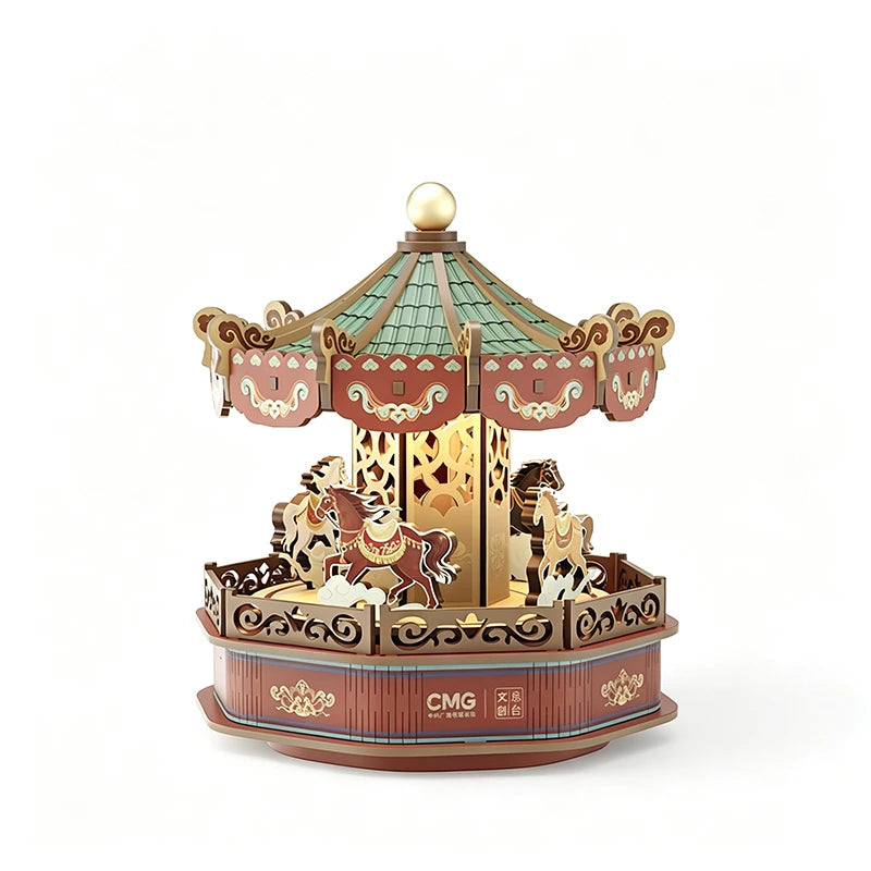 "Heavenly Horse Blessings" Light-Up Musical Box