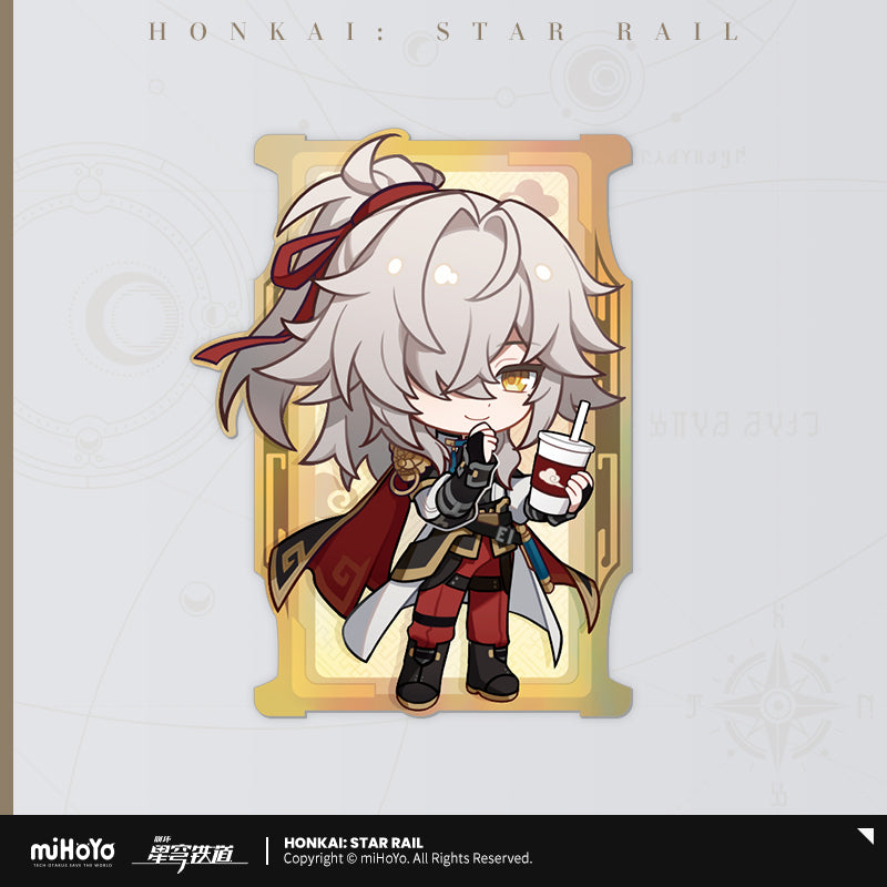 Honkai: Star Rail Chibi Laser Collectible CardTrain Travel Series